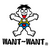 Want Want logo of a happy baby